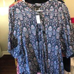 BEAUTIFUL NWT BANANA REPUBLIC BLOUSE! Size XL